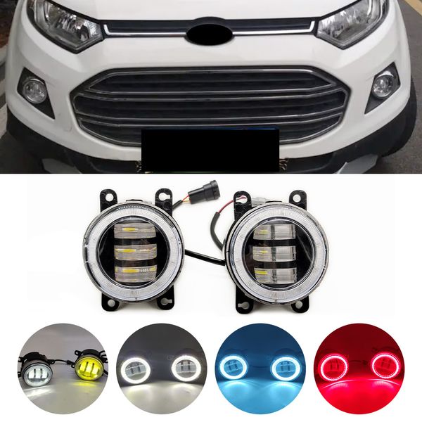 Feu antibrouillard LED pour pare-choc avant de voiture, feu de jour DRL H11 12V, pour Ford EcoSport 2013 2014 2015 2016