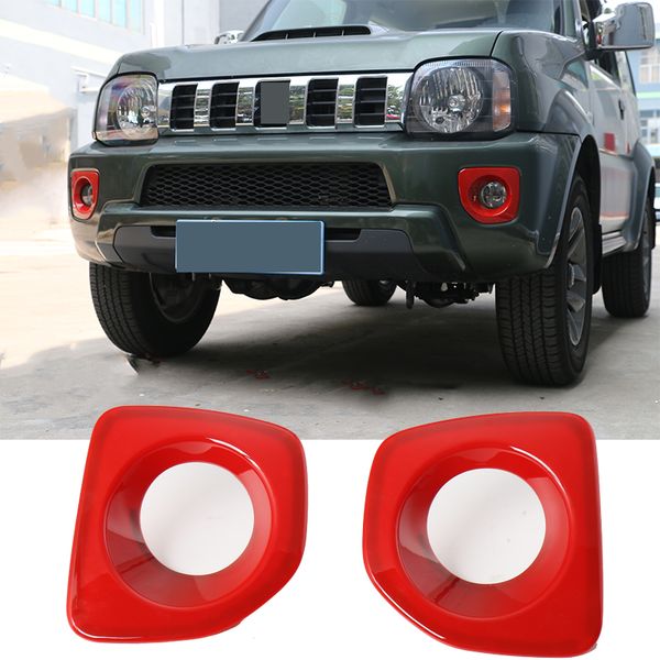 Cadre de phare antibrouillard avant de voiture Protection antibrouillard couvercle décoratif pour Suzuki Jimny 2007-2017 accessoires intérieurs de voiture