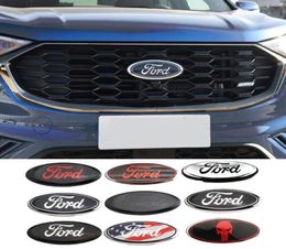 Auto Grille Hood Emblem Achterklep Kofferbak Badge Sticker Sticker Voor Ford F150 F250 F350 Edge Explorer Ranger78330211427196