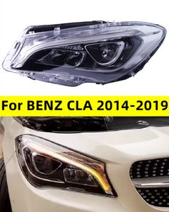 Auto Koplamp Voor Benz Cla 2014-20 19 Koplampen Drl Dynamische Richtingaanwijzer Grootlicht Projector Lens