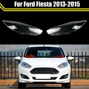 Couvercle de phare avant de voiture, capuchons de phares automobiles, abat-jour, coque de lentille en verre pour Ford Fiesta 2013 2014 2015