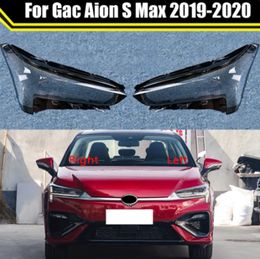 Couvercle de phare avant de voiture, coque de phare automatique, couvercle de lampe Transparent pour Gac Aion S Max 2019 – 2020, étui d'abat-jour en verre pour lentille automatique