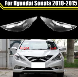 Couvercle de lentille de phare avant de voiture, abat-jour en verre, coque de phare pour Hyundai Sonata 2010 – 2015