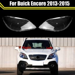 Lentille d'abat-jour avant de voiture, étui en verre, couvercle de phare, boîtier de lumière Transparent, capuchons de lampe pour Buick Encore 2013 – 2015