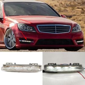 LED avant de voiture DRL Daytime Running Lampe Light 12V pour Mercedes-Benz W204 W212 C250 C280 C350 E350 A2049068900 A2049069000