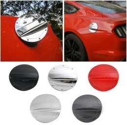 Tapa de tanque de combustible de coche, cubierta decorativa de ABS para Ford Mustang, accesorios exteriores de coche 5066563