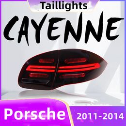 Assemblage complet de feux arrière de voiture LED pour Porsche cayenne 2011-2014 feux de circulation feux de freinage et clignotants