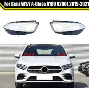 Auto Glas Koplamp Cover Auto Lens Caps Koplamp Shell Lampenkap Case Voor Mercedes-Benz W177 A-Klasse A180 a200L 2019-2021