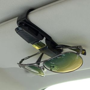 Autobrillenkoker Autozonneklep Brilhouder Zonnebril Clip Kaarthouder Brillenaccessoires Auto-accessoires Interieur