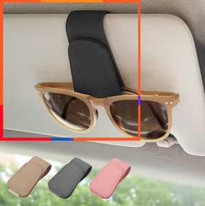 Car Glasses Holder Case Auto Sun Visor Glasses Holder Sunglasses Clip Card Holder Eyeglasses Accessories Car Accessories