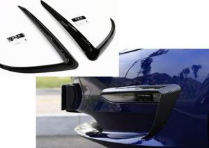Voiture gloss noire avant plaque de pare-chocs de pare-chocs Spoiler Trim de garniture pour Tesla Modèle 3 Couvre-lampe de brouillard Trim accessoires de voiture 3362926