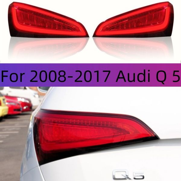 Assemblage de feu arrière de marchandises de voiture pour 08-17 Audi Q 5 rénovation de feu arrière pour mettre à niveau le nouveau Guide optique de LED feu de frein de conduite