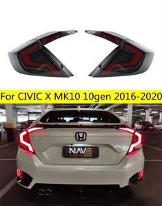 Auto goederen staartlicht voor Honda Civic X MK10 10Gen 20 16-20 20 achterlichten achterlamp LED-signaal omkeren parkeerlichten