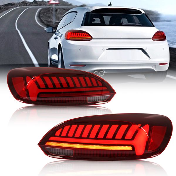 Feu arrière de voiture pour VW Scirocco 2009 – 2013, feu arrière de frein, Signal LED, feux de stationnement de recul