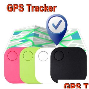 Accessoires GPS de voiture Anti-perte Tag Key Finder Bluetooth Téléphone portable Portefeuille Sacs Pet Tracker Mini Localisateur Obturateur à distance App Contrôle Dhihv