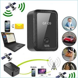 Auto Gps Accessoires Gf-09 Mini Gps Tracker App Afstandsbediening Antidiefstalapparaat Gsm Gprs Locator Magnetische spraakopname Pickup Dro Dh1Z6