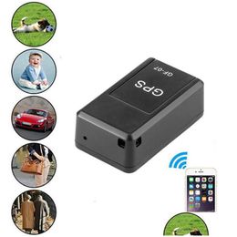 Auto GPS-accessoires Mini Gf07 Tracker Gsm Gprs Real Time Locator-app met sterke magneet Anti-verloren opname Voertuig Online volgen De Dhhry