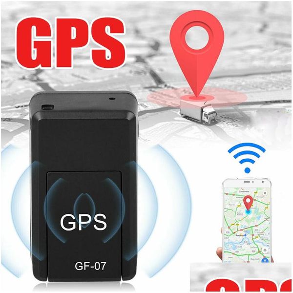 ACCESSOIRES GPS CAR NOUVEAU MINI MINI FIND DÉPECROS LOST GF-07 Tracker Tracking Tracking Antift Anti-Lost Locator Strong Magnetic Mount Sim OTAAC