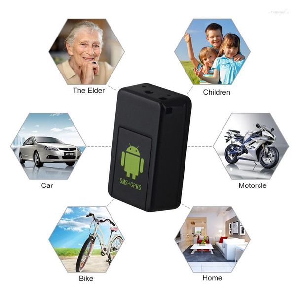 Accesorios GPS de automóviles Portables Mini GSM/GPRS Tracker Network Video Localator de conversación GF-08 3.7V 400mAh LI-ion Batería Long Standby Tiempo GSM