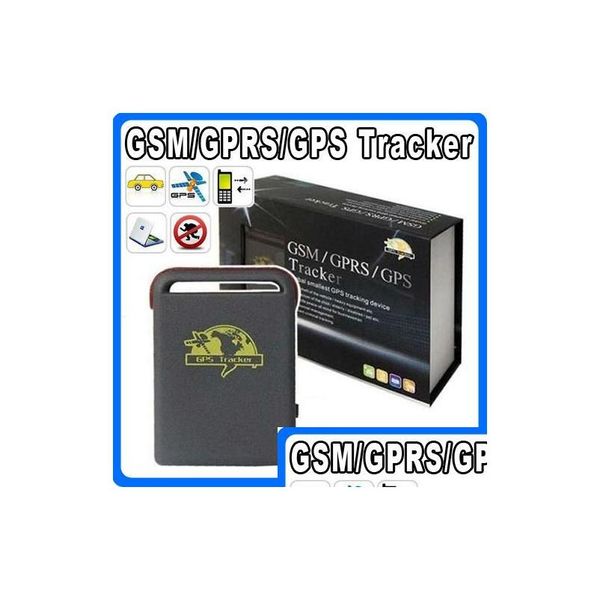 Accessoires GPS de voiture Quadband Gsm Gprs Tracker Mtifonctionnel Tk102 Enfants Localisateur d'animaux de compagnie Capteur de choc de véhicule Dispositif d'alarme Livraison directe Dhe6G