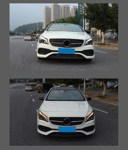 Auto Hoofd Lamp Voor Benz W117 Cla Led Koplamp CLA200 2014-2020DRL Richtingaanwijzer Daglicht Hoge/dimlicht Lens Rem Mistlampen