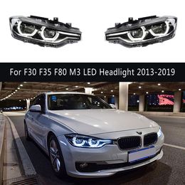 Lampe frontale de voiture pour BMW F30 F35 F80 M3, ensemble de phares LED 13-19, accessoires de voiture, feux de jour, Streamer, clignotant, pièces automobiles
