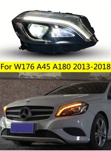 Luces delanteras de coche para Benz W176 reemplazo de faros 20 13-20 18 A45 A180 A200 luces LED de conducción de Luz De Carretera DRL faros de señal de giro