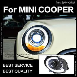 Auto Koplampen voor MINI COOPER 2014-20 18 F54 F55 F56 Hoofd Lamp Upgrade DRL Dynamische Signaal Lamp hoofd licht Montage