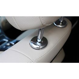 Auto hoofdkussen aanpassing knop trim pailletten Chrome ABS voor Mercedes Benz C klasse W205 GLC X253 Auto styling179R