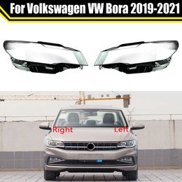 Couvercle de phare de voiture Transparent, abat-jour, coque de lentille, capuchons de lampe en verre pour VW Bora 2019 2020 2021