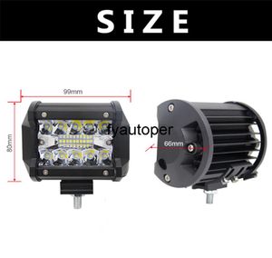 Trabajo en la bombilla de los faros del automóvil Barra de luz LED Moto 6000K Fog Spot Lights 12V 60W Spotlights Motorcycles Auxiliares de la lámpara auxiliar Accesorios para automóviles CAR3957977