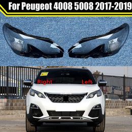 Koplamphoes voor autokoplamp voor Peugeot 4008 5008 2017 2018 2019 Auto koplamp Lampenkap Lampcover Hoofdlamp Lichtglaslens Shell