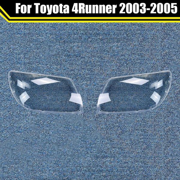 Couvercle de phare de voiture, coque en verre pour Toyota 4runner 2003 2004 2005, capuchons de phares, abat-jour Transparent, étui de lampe automatique