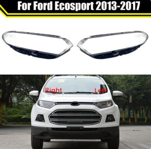 Couvercle de phare de voiture, coque en verre, étui de phare avant, abat-jour Transparent, capuchons de lampe pour Ford Ecosport 2013 – 2017