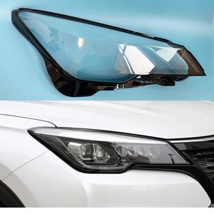Cubierta de faro de coche lente carcasa de cristal faro delantero pantalla transparente lámpara de luz automática para ChangAn CS85 Coupe 2019-2021