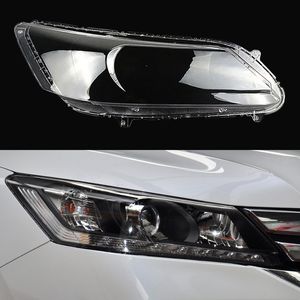 Cubierta de faro de coche, carcasa de cristal para lente, faro delantero, pantalla transparente de luz automática para Honda Accord Nine Generation 2014 2015