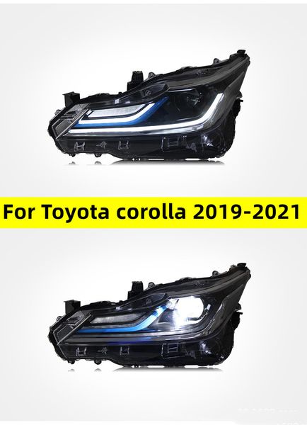 Luces LED para faros delanteros de coche, conjunto de faros diurnos DRL mejorados para Toyota Corolla 20 19-20 21