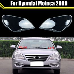 Lentille de phare de voiture pour Hyundai Moinca 2009, couvercle de phare de remplacement, coque automatique, abat-jour de lampe Transparent, bouchons de lumière en verre