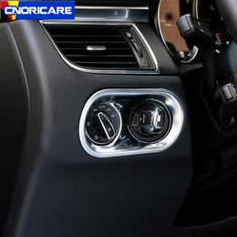 Auto Koplamp Schakelaar Knop Frame Decoratie Cover Trim Voor Porsche Macan 2014-17 ABS Interieur Gemodificeerde Styling241f