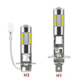 Auto koplampen 2 stks Mini CANBUS LED Light Koplamp 7000-8000K 240LM H1 H3 10SMD 5630 T10 BA9S LAMP Mistlampen Auto-accessoires