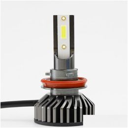 Phares de voiture 2 pièces F2 Cob LED phare H4 H7 H1 H3 H11 9005 9006 9012 lumière BB lampe livraison directe automobiles motos lumières Lig Otjxc