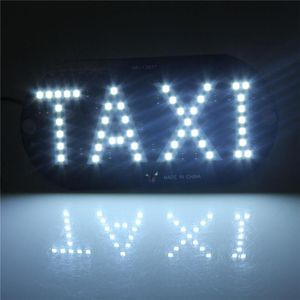 Faros delanteros de coche, 4 colores, 12V, 45 LED, tablero de neón para Taxi, luz de parabrisas, lámpara indicadora de cabina, bombilla de señal, techo de parabrisas