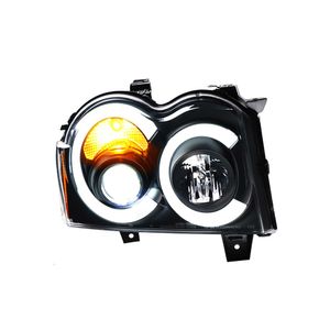 Assemblage de phares de voiture feux diurnes DRL pour Grand Cherokee phare LED dynamique Streamer clignotant lampe avant