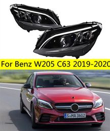 Auto Koplampen Montage Voor Benz W205 C63 20 15-2021 C300 C260 Koplamp Vervanging Drl Daytime Licht