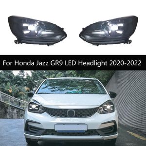 Assemblage de phares de voiture lampe frontale clignotant DRL feux de jour pour Honda Jazz GR9 phare LED