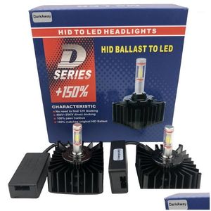 Autoproplampen Darkaway D1S LED D2R D3S D4S D5S D8S BULB DIRECTE CONNECT TOT HID BALLAST Vervang 12V 35W Origineel plugspel Canbus 650 DHFJO