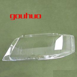 Phares de voiture pour A6 C5 99-02 lampe de phare ER lentille phare en verre abat-jour transparent 2 pièces livraison directe automobiles motos Otzbh