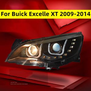 Auto Koplampen Voor Buick Excelle XT 2009-2014 Led-dagrijverlichting Dual Lens Xenon Signaal Fog Koplampen