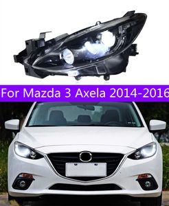 Auto Koplampen Voor Mazda 3 Axela LED Koplamp 2014-20 16 DRL Dagrijverlichting Grootlicht Angel ogen Richtingaanwijzer