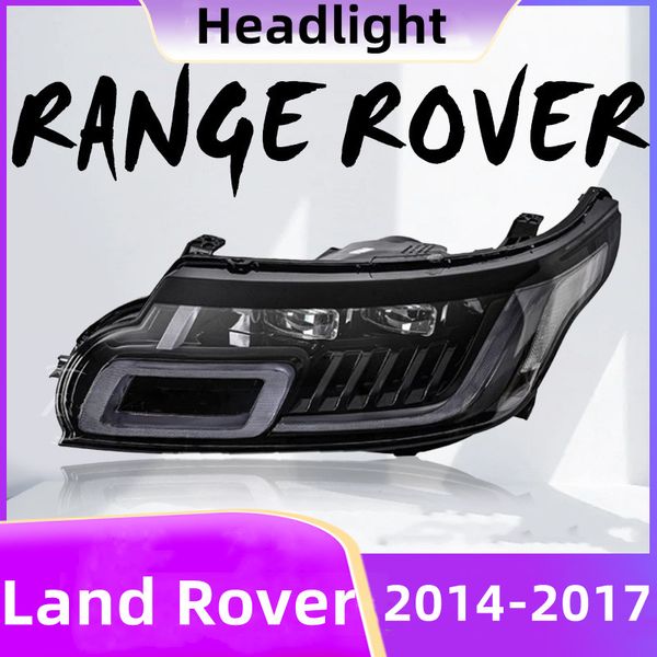 Fartos de automóvil para Range Rover 2014-20 17 Modificación de ensamblaje LED de faro Sports Dual Lens Lights Lights delanteros de señal frontal